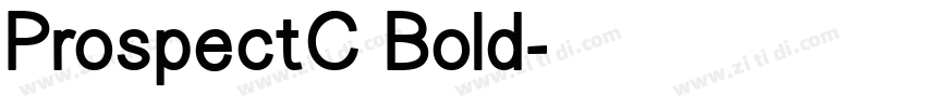 ProspectC Bold字体转换